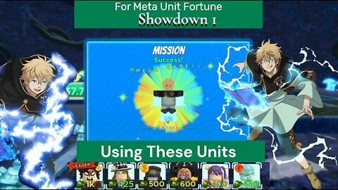 How to Solo SHOWDOWN 1 for Meta Unit "Fortune"(Luck Voltia) with EZ Step by Step Guide |ASTD |ROBLOX