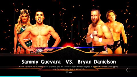 AEW Dynamite Bryan Danielson vs Sammy Guevara in a 2 Out Of 3 Falls Match