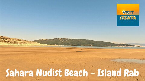 Sahara Nudist Beach On The Island Of Rab, Croatia.