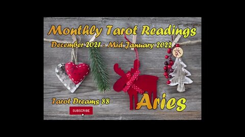 Aries!! MID December - Mid January 2022 Tarot Reading | You Or They Need To Leave Someone |
