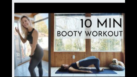 10 Min Booty Workout || Low Impact HIIT // no equipment