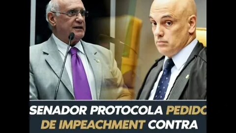 Senador protocola pedido de impeachment contra Alexandre de Moraes do STF