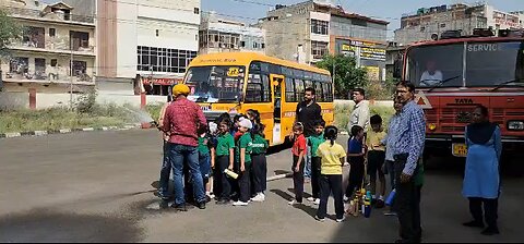 The school children were told about the fire