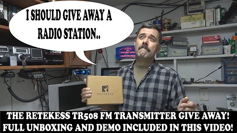 Radio Giveaway! The Retekess TR508 FM Transmitter Can Be Yours. Full Unboxing And Demo too!