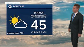 Metro Detroit Forecast: Warming back into the 40s