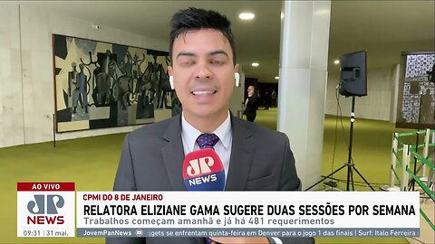 Relatora da CPMI do 8 de Janeiro sugere duas sessões semanais; Amanda Klein e Beraldo opinam