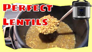 How to pressure cook lentils using crock-pot