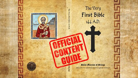 The Very First Bible: Official Content Guide