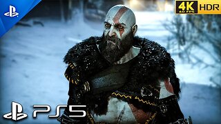(PS5) GOD OF WAR RAGNAROK - NEW GAME + I FINALLY HERE! Cloaked Kratos Gameplay [4K 60FPS HDR]