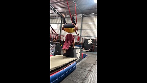 Couple in gym @shorts @ytshorts @gymnast @acrobatics @couplegoals @stunt part 2