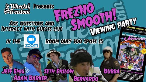 Frezno Smooth Viewing party with Emig, Seth, Bubba, Adam Barker and Jerry Bernardo