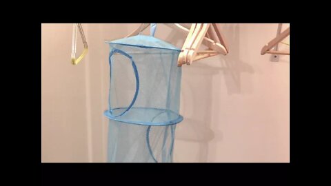 Hanging Storage Shelf Net Closet Organizer Review