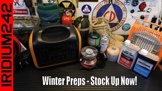 Winter Prep Items: Stock Up And Get Ready Now!