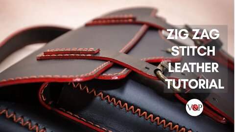 How to Make a Leather Zig Zag Stitch