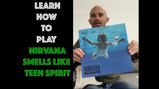 How To Play Smells Like Teen Spirit by Kurt Cobain / Nirvana On Guitar - Beginner Lesson With Solo!