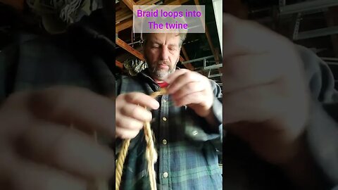 Braiding a Hay Twine Cow Halter