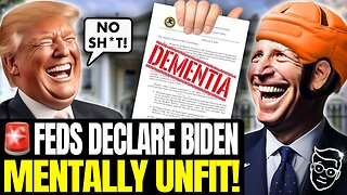 🚨BREAKING: Federal Government Declares Biden Mentally UNFIT for Office, Senile in DAMNING Report