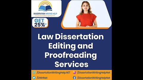 Law Dissertation Editing and Proofreading Services