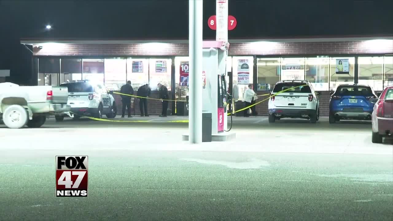 Shooting at gas station