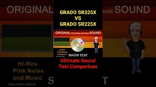 Grado SR325X VS Grado SR225X - Sound Test Comparison #headphones #cuffie #grado #test #comparison