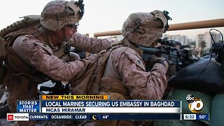 Local Marines among troops keeping US embassy in Baghdad safe