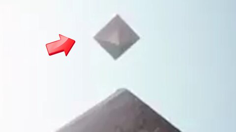 Pyramid-shaped UFOs come to earth many times