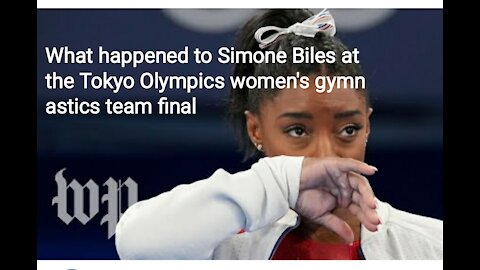 What happened to Simone Biles at the Tokyo Olympics women's gymnastics team final
