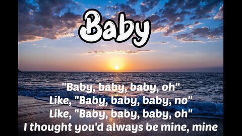 Justin Bieber - Baby (Remix+lyrics)