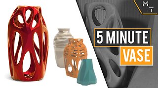 How to: Design Unlimited 3D Printable Vase Designs In Minutes - Blender Tutorial