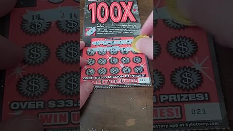 100X Lottery Tickets from Kentucky!