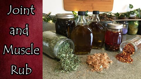 Natural Homemade Joint and Muscle Rub Recipe