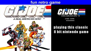 Fun retro game - G I Joe a Real American Hero #Gaming #retrogame #viral
