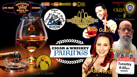 Join the crew as we each pair our own cigar and personal choice of beverage.