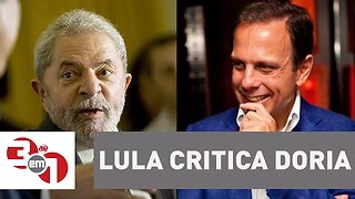 Ex-presidente Lula critica Doria e admite que pode ser impedido de concorrer em 2018