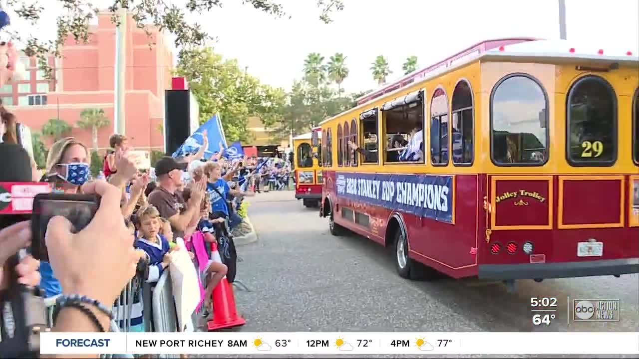 Full details Tampa Bay Lightning Stanley Cup Champions boat parade