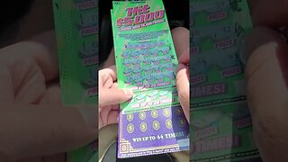 Hit $5,000 Lottery Ticket Tennessee Scratch Off Tickets!