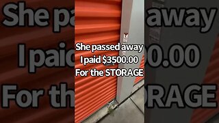 She PASSED AWAY & we paid $3500 for Storage #shorts #reels #fyp #storageauctionpirate