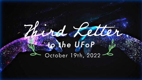 3rd Letter to the UFoP - The Great Balance