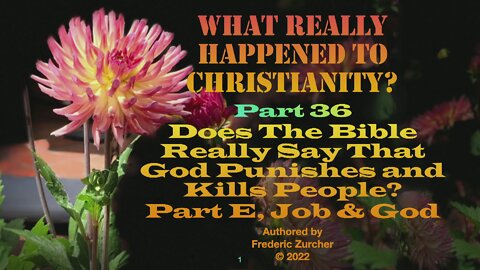 Fred Zurcher on What Really Happened to Christianity pt36