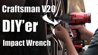 CRAFTSMAN V20 1/2" Impact Wrench Kit Review Model CMCF900M1 For The DIY Guys