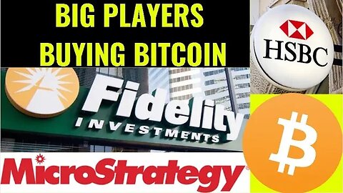 BIG PLAYERS BUYING #BITCOIN - #CRYPTO NEWS & MORE