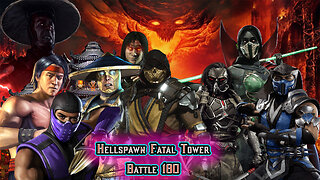 MK Mobile. Hellspawn Fatal Tower - Battle 180