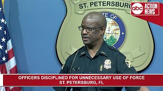 St. Pete Police Chief speaks about use of force