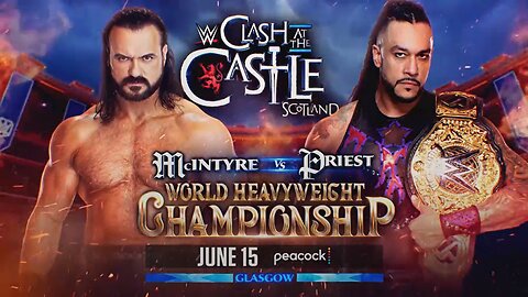 Drew McIntyre Vs Damian Priest WWE Clash at the Castle World Heavyweight Championship Prediction