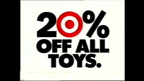 TVC - Target Australia: 20 Percent Off All Toys (1997)
