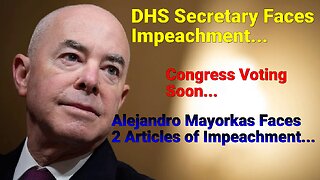 House Republicans release articles of impeachment against DHS Secretary Alejandro Mayorkas.