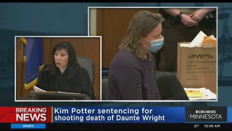 Kim Potter Sentenced to 2 Years For Accidental Killing Of Daunte Wright, Not The Maximum Of 25 Yrs