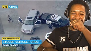 HE GOT AWAY!!! | 3 GRAND THEFT AUTO SUSPECTS GO ON CRAZY POLICE CHASE! | REACTION!!!