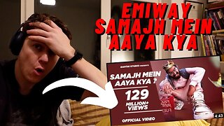 IRISH REACTION EMIWAY-SAMAJH MEIN AAYA KYA?! BEST DISS SONG IN INDIAS HISTORY!!