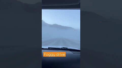 Foggy drive, Palmer to Anchorage